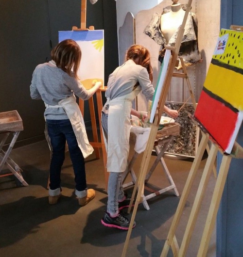 Schilderlessen en Den Haag, Wassenaar